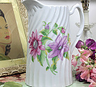 Victorian Clematis Jug (hw713)