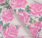 Pink Roses Garland Blanket (1) (astb357)