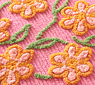 Floral Vintage Candlewick Bedspread (astb376)