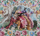 Framed Romantic Petit Point Panels (1) (pg277)