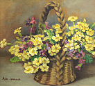 Basket of Primroses by Alix Jennings (pg496)