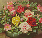 Beautiful Roses Print by J Macpherson (pg542)